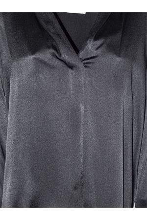 Blusa in seta nera con cappuccio SEMI COUTURE | Y6SM14Y690